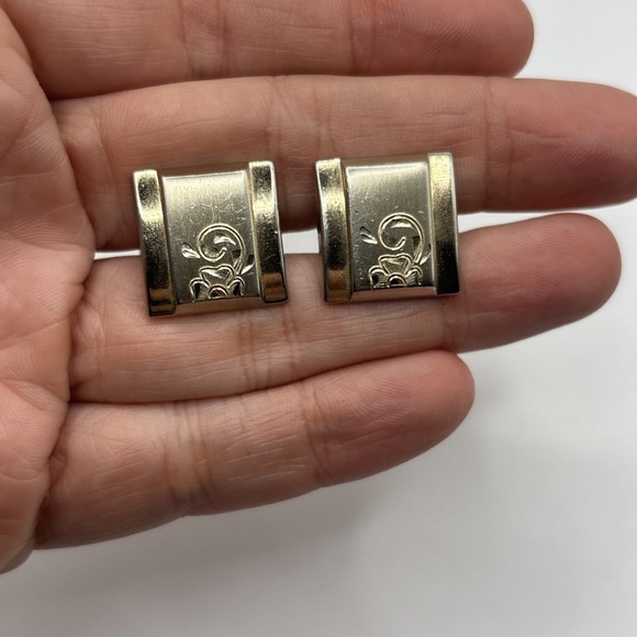 Lot Of Vintage Cufflinks, Silver & Gold Tone, 2 Anson & 1 Quality Correct - Picture 3 of 5